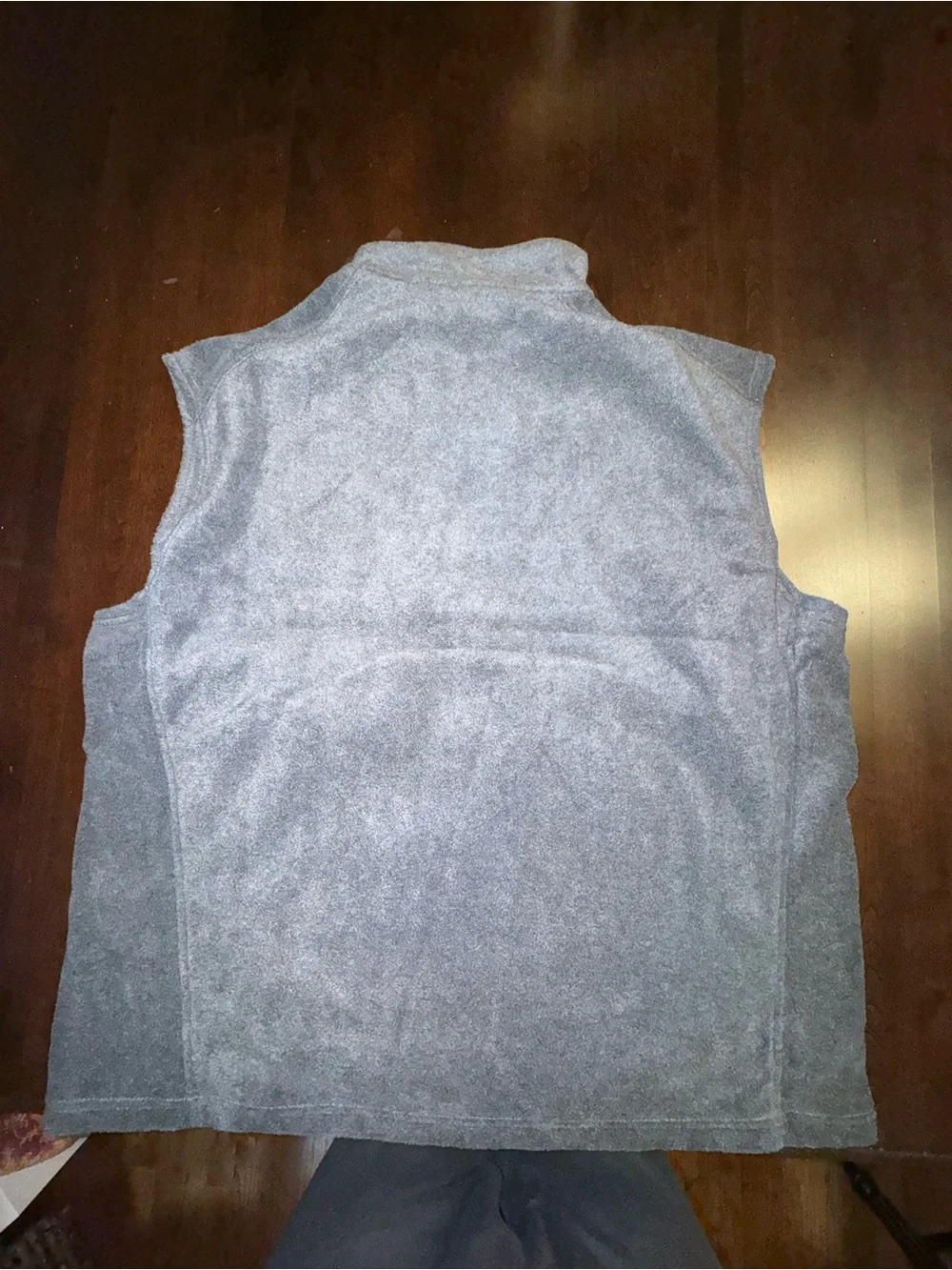 NEW New York Law School Columbia Men's Dark Gray Full-Zip Fleece Vest